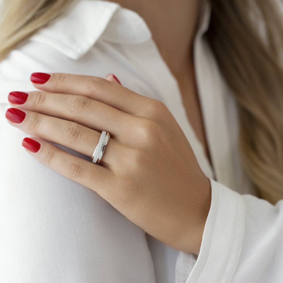 Prsteň s diamantmi Magical Morning