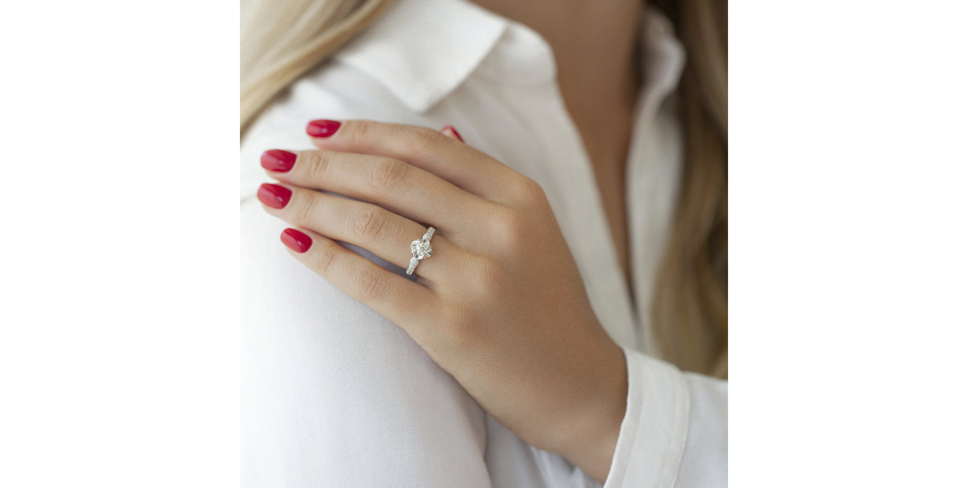 Prsteň s diamantmi Amara