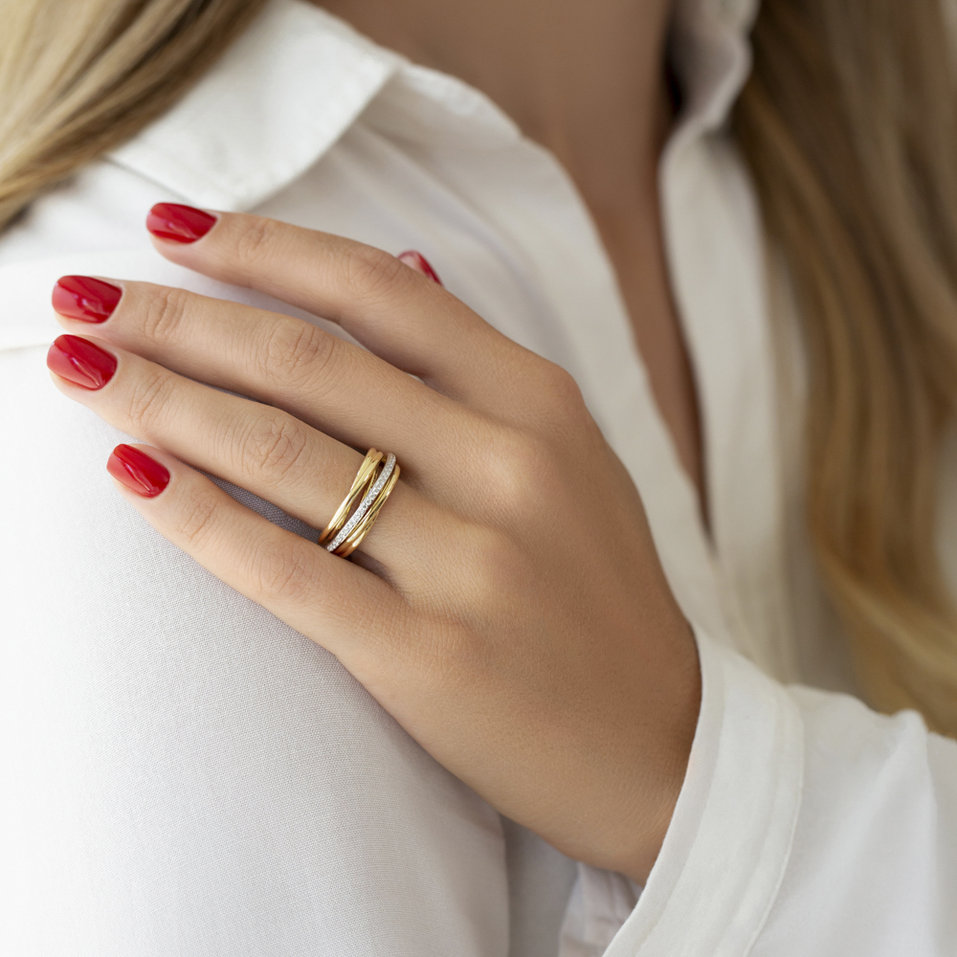 Prsteň s diamantmi Tauren