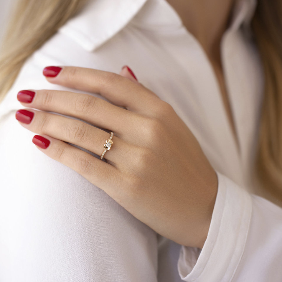 Prsteň s diamantmi Midnight Madame