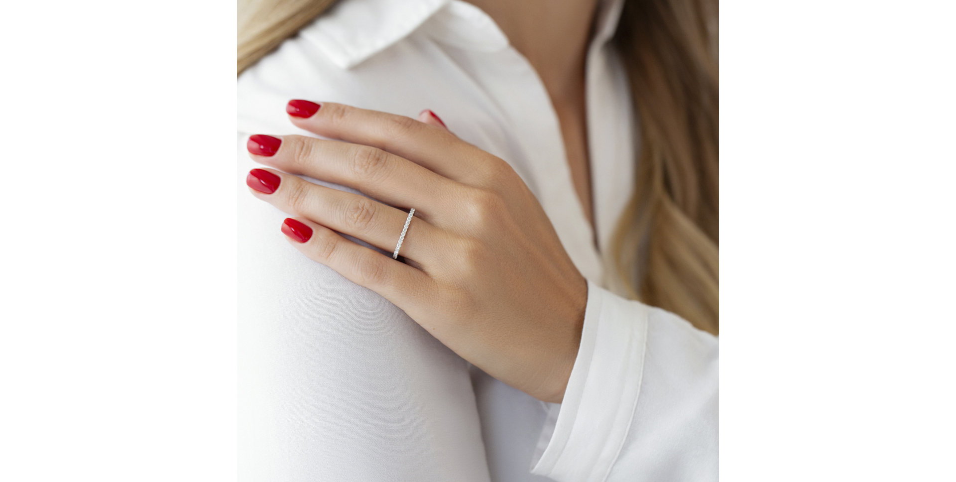 Prsteň s diamantmi Marguerit