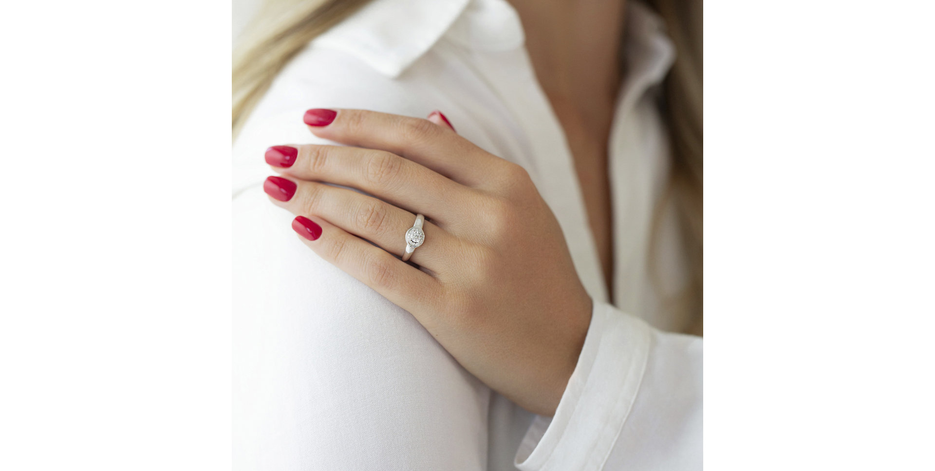 Prsteň s diamantmi Mirella