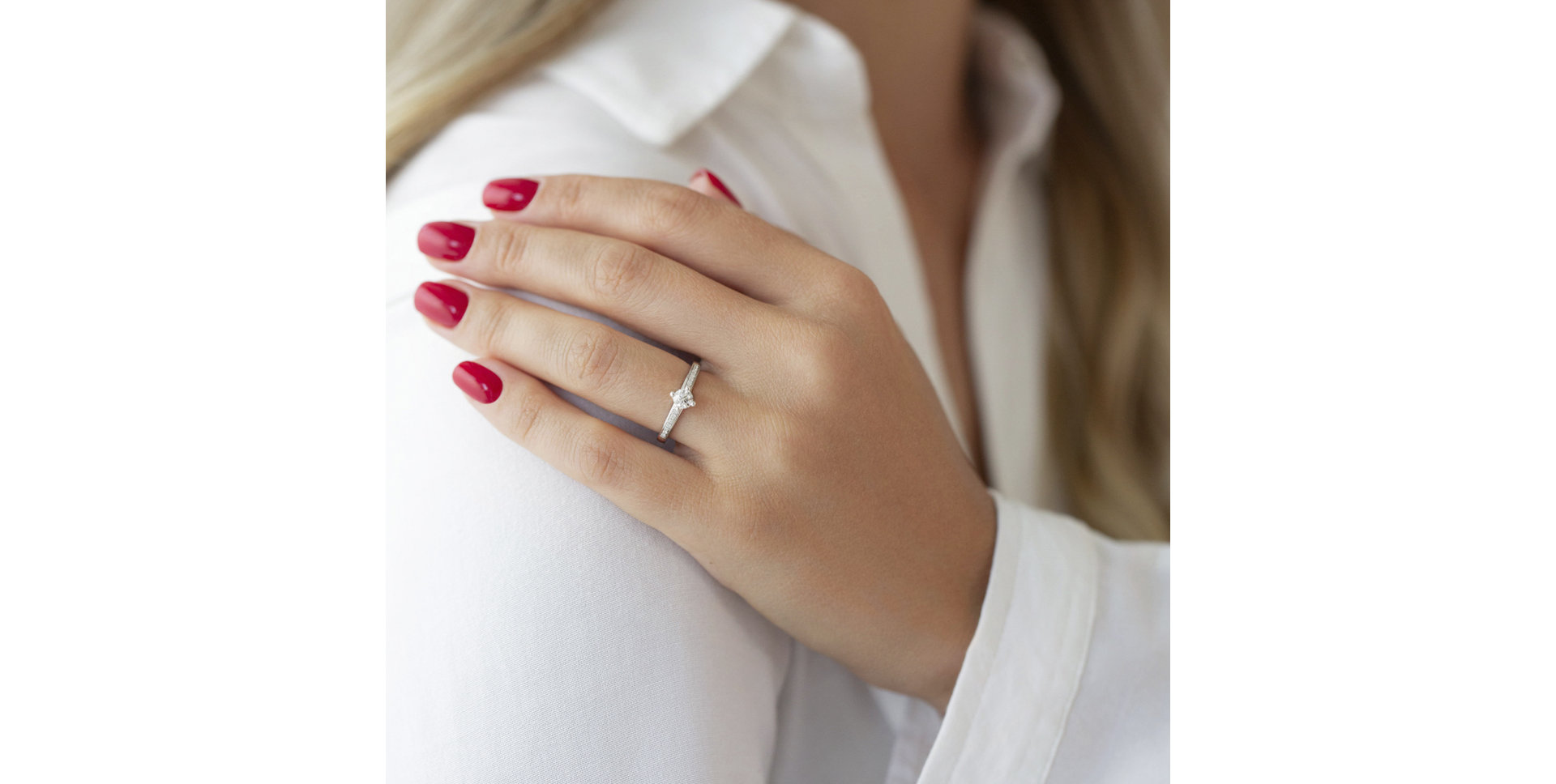 Prsteň s diamantmi Violet