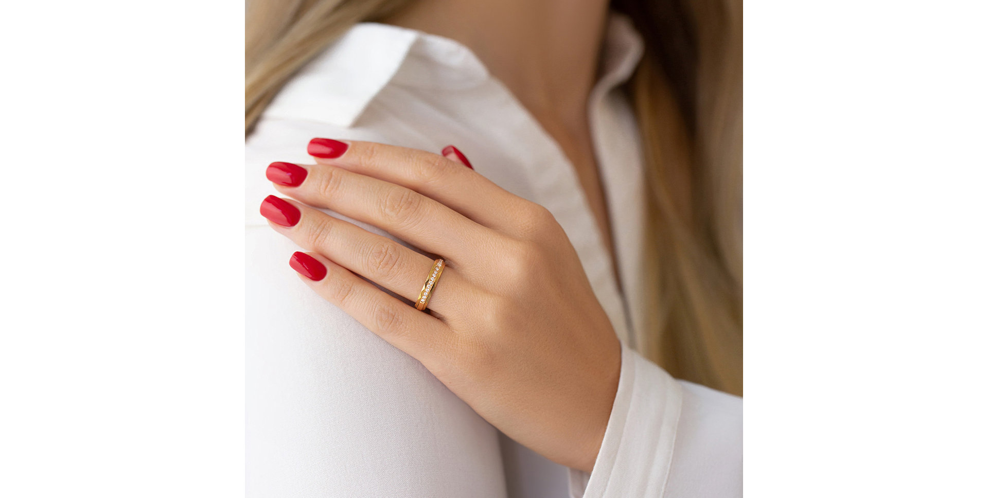 Prsteň s diamantmi Harper