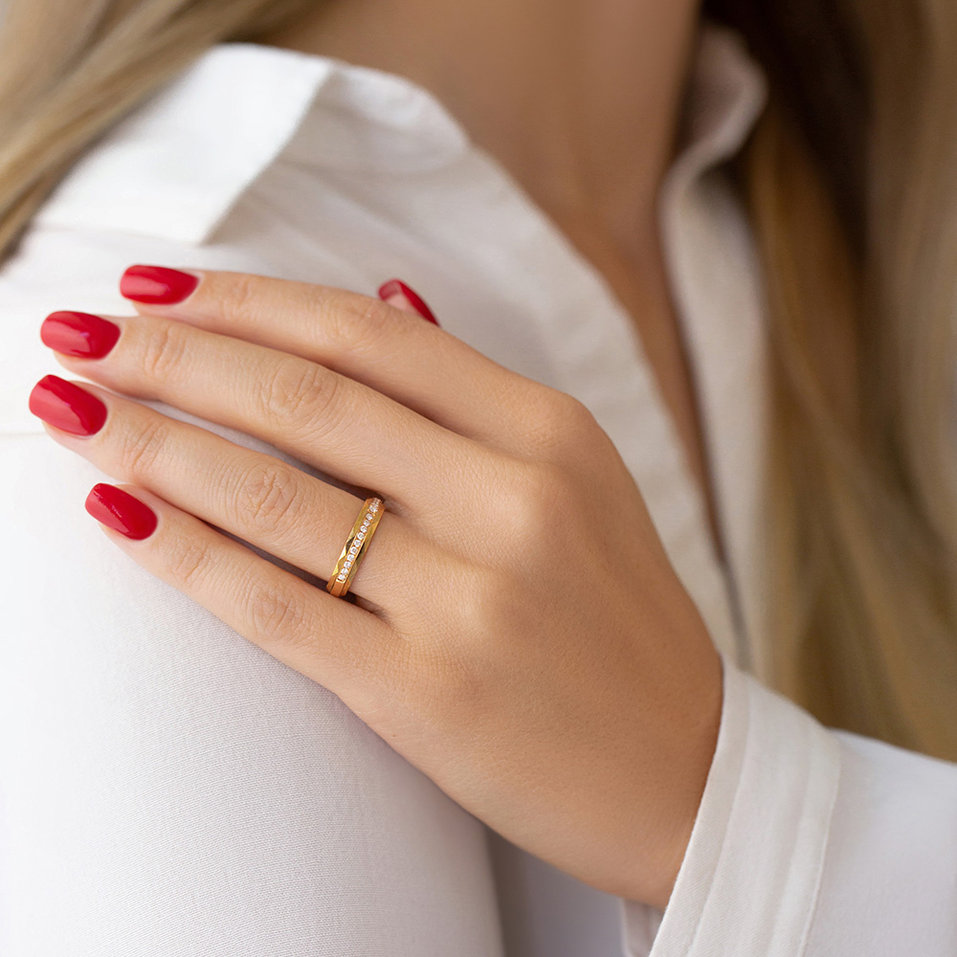 Prsteň s diamantmi Harper