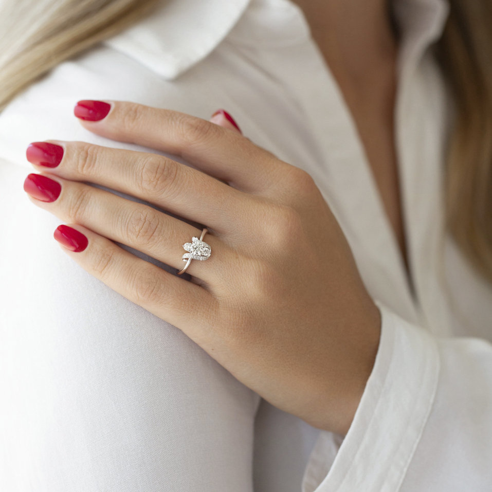 Prsteň s diamantmi Marley