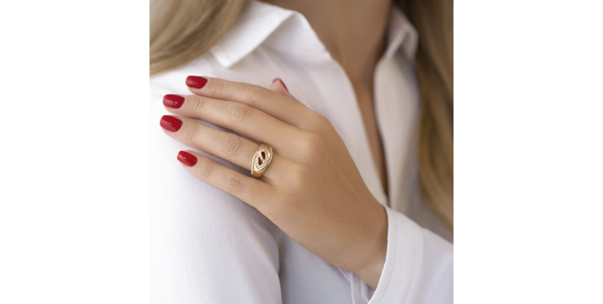 Prsteň s diamantmi Sunny Eminence