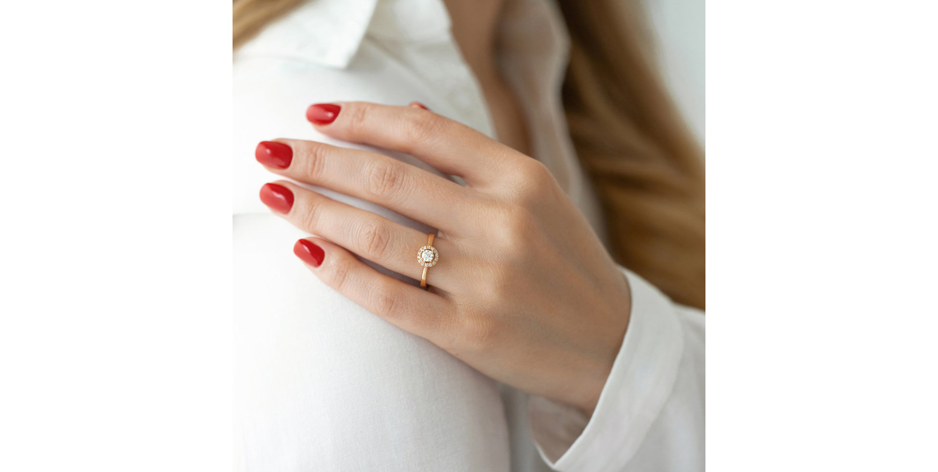 Prsteň s diamantmi Eternity Heaven