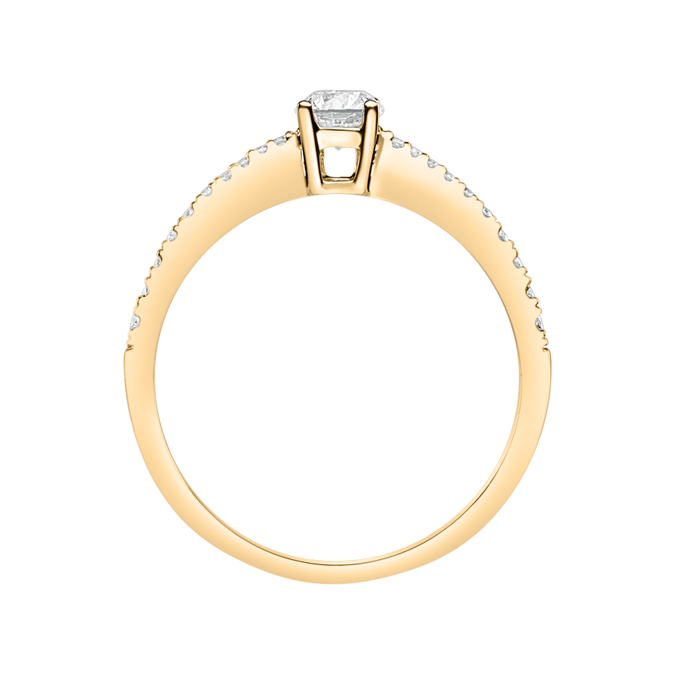 Prsteň s diamantmi Glittery Love