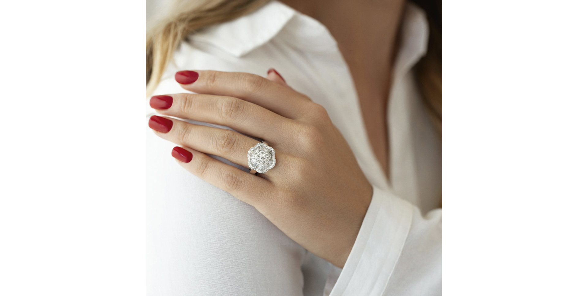 Prsteň s diamantmi Alice