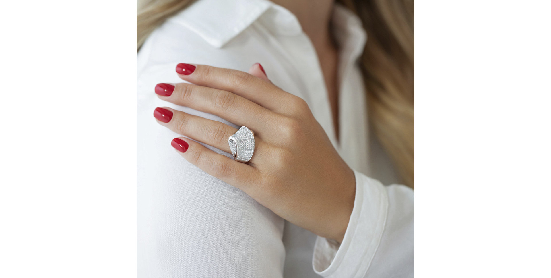 Prsteň s diamantmi Etienne