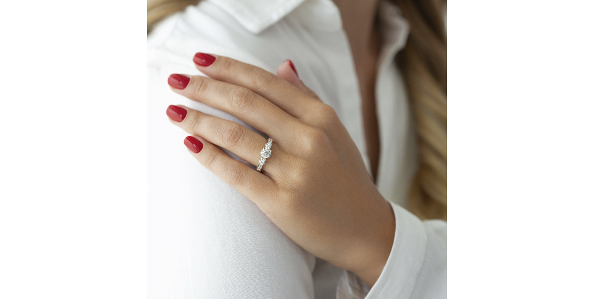 Prsteň s diamantmi Oaklynn