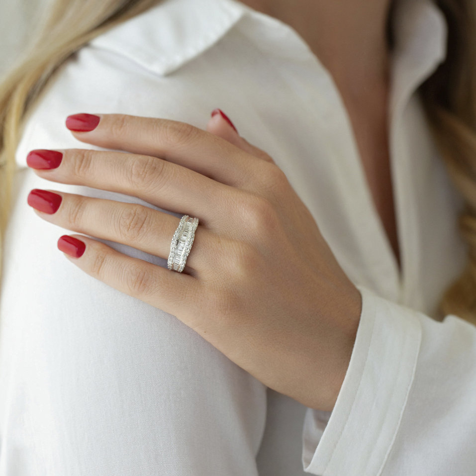 Prsteň s diamantmi Romaric