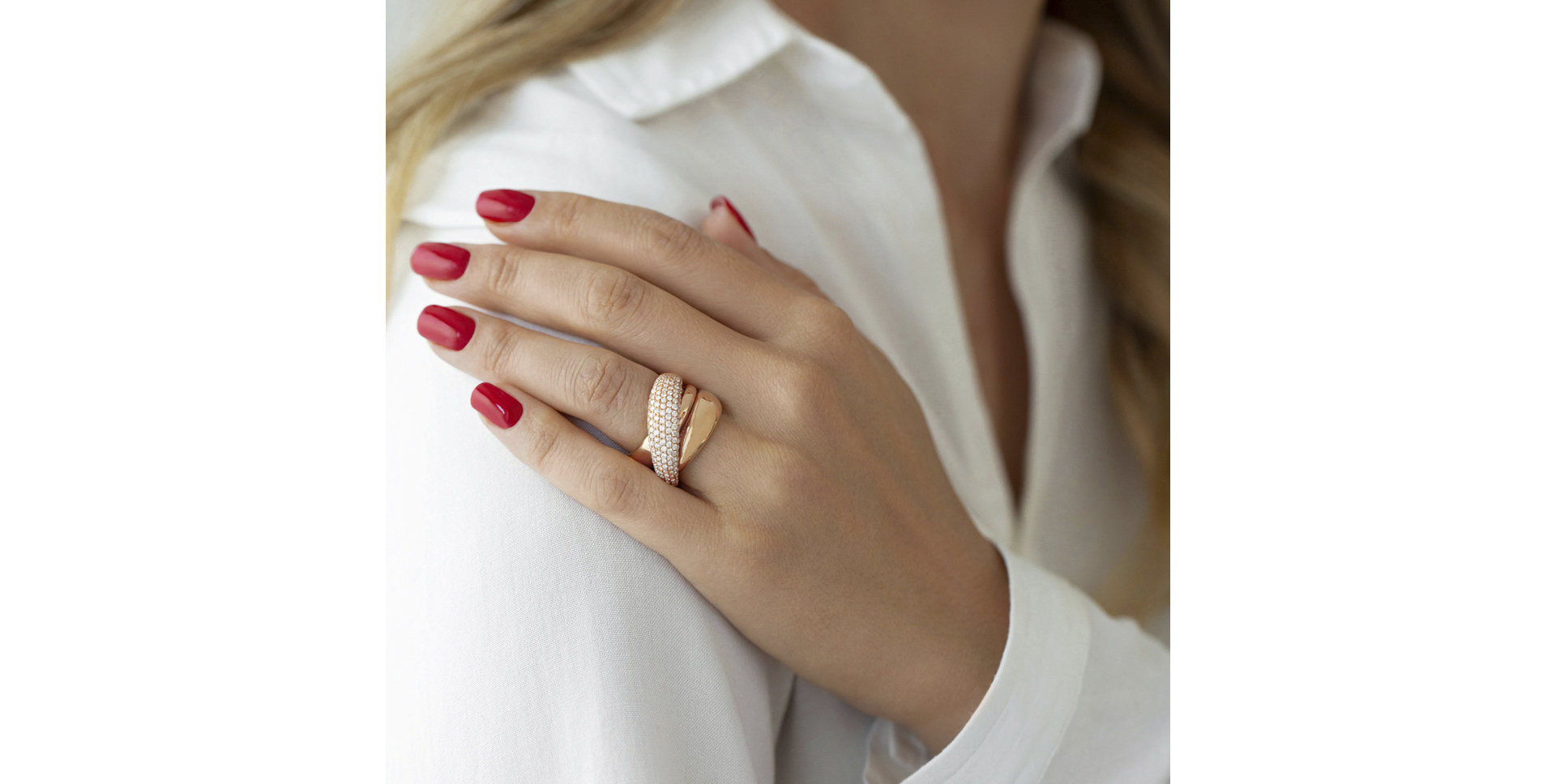 Prsteň s diamantmi Ocean Pleasure