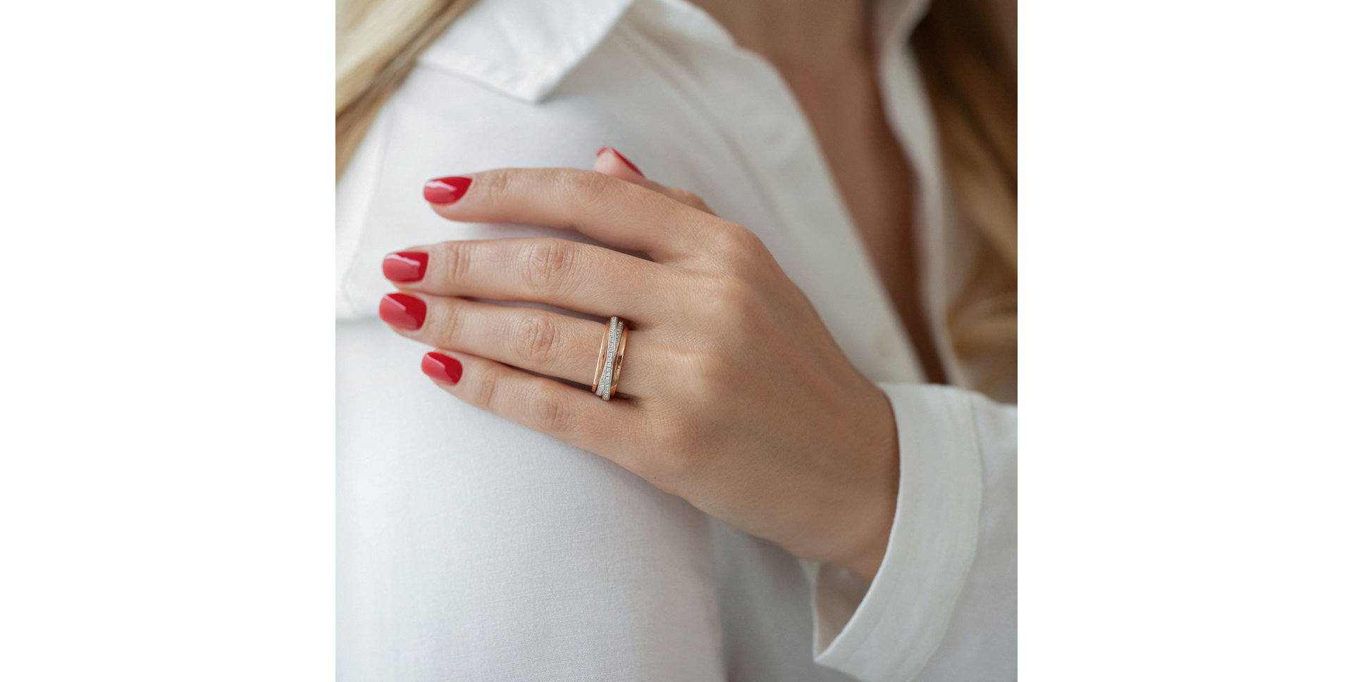 Prsteň s diamantmi Princess Dawn