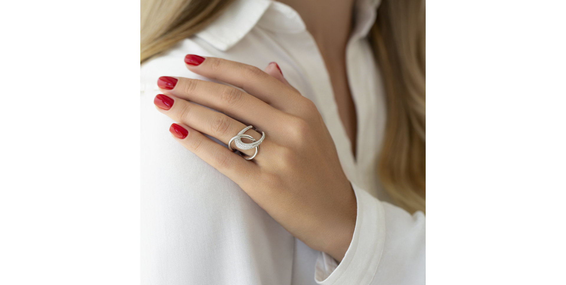 Prsteň s diamantmi Tangled Diamond