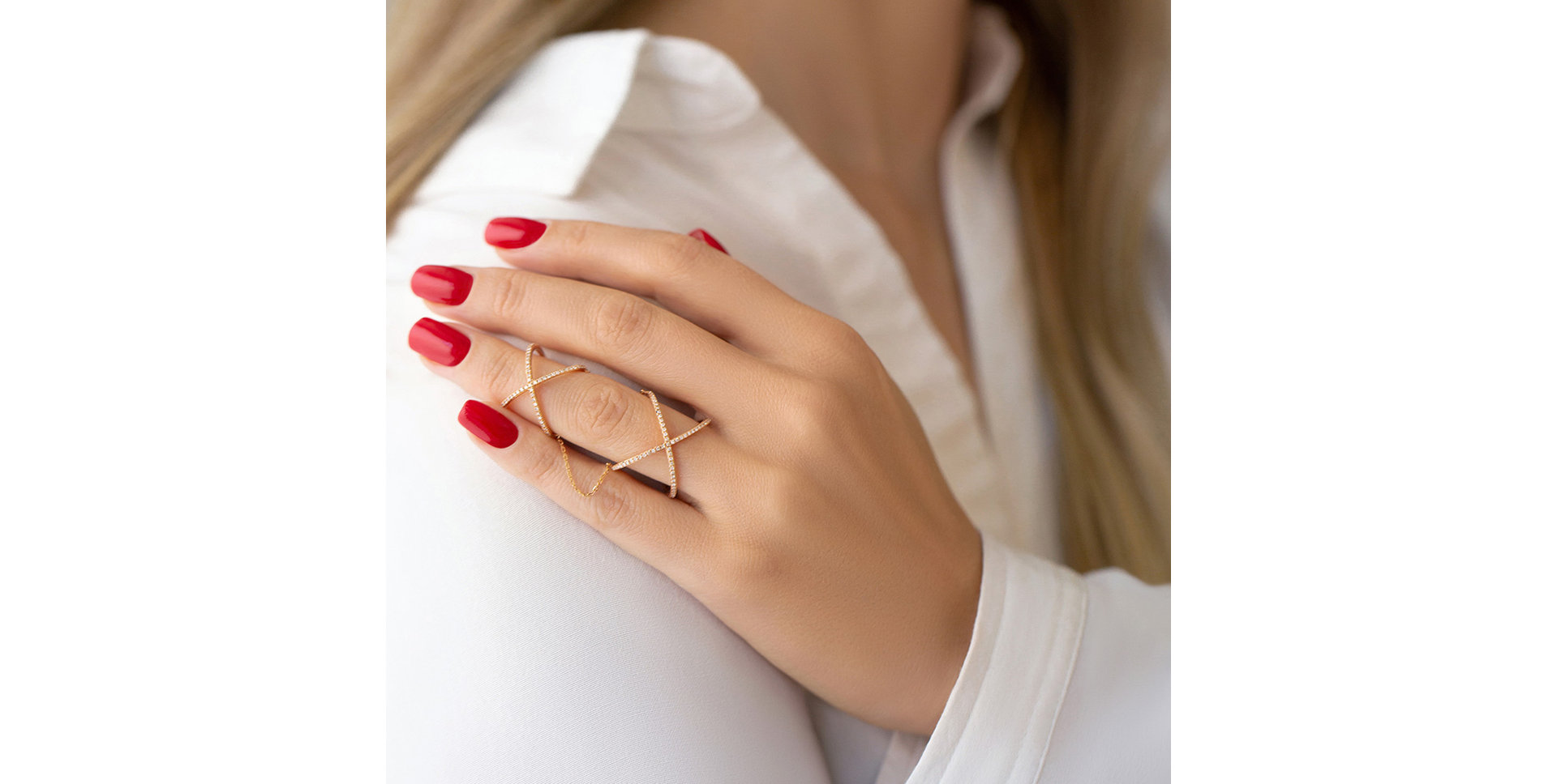 Prsteň s diamantmi Galaxy Theano