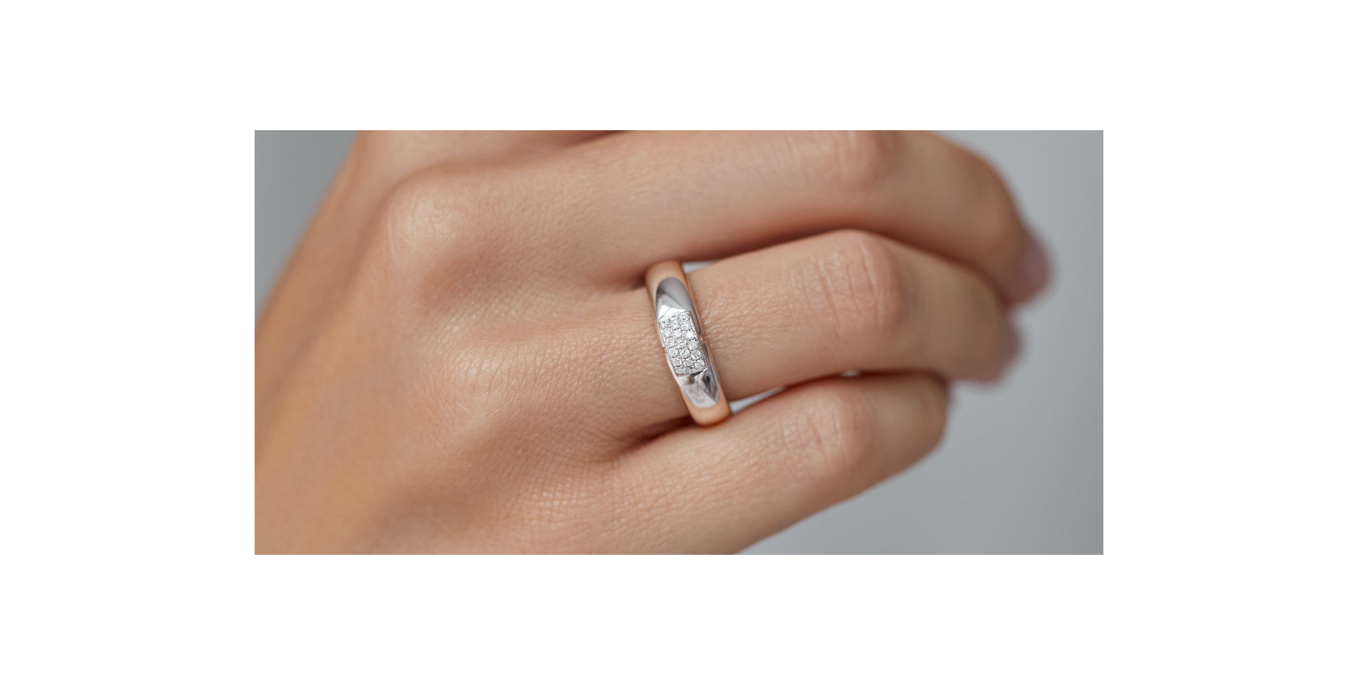 Prsteň s diamantmi Princess Touch