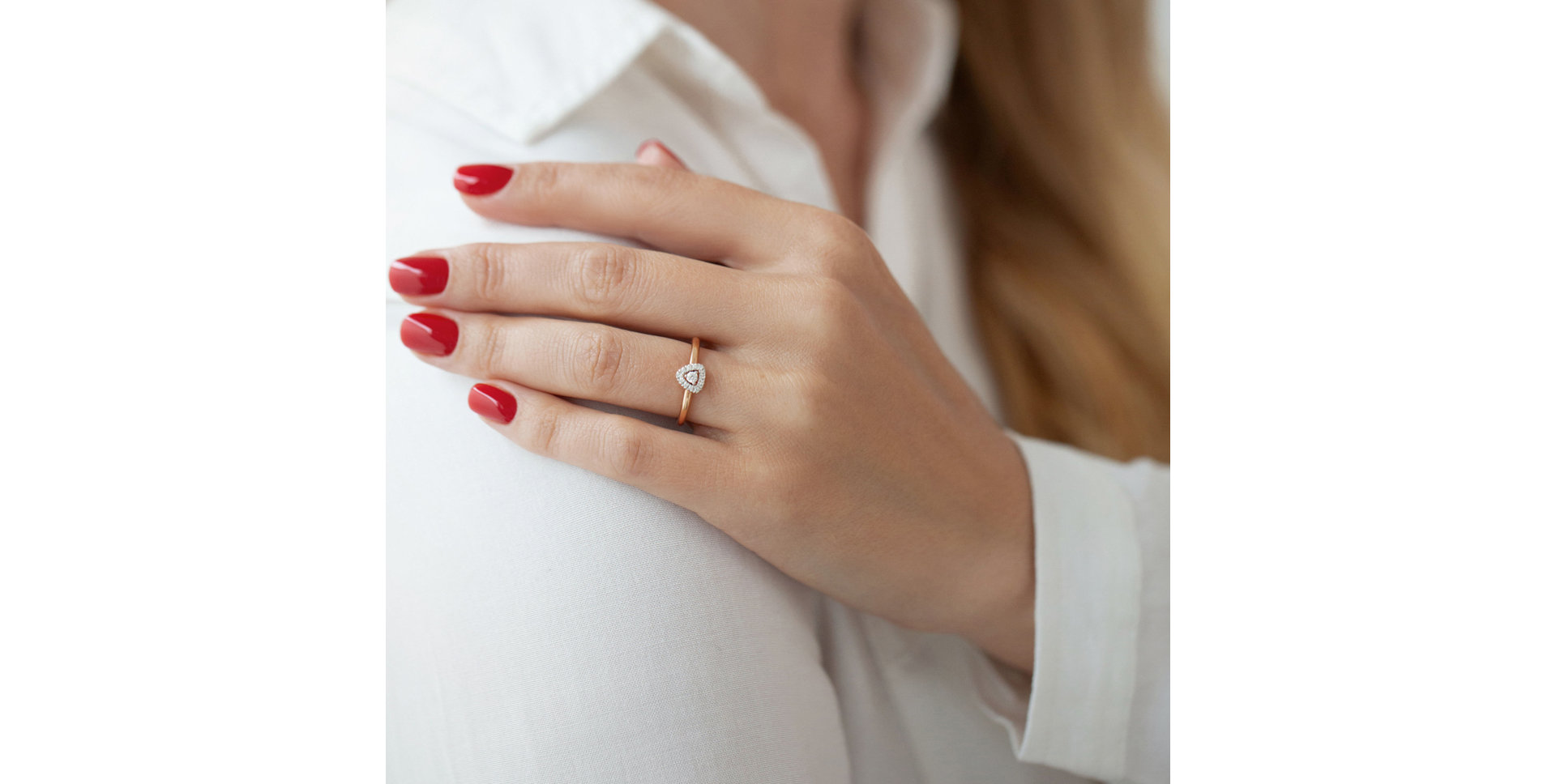 Prsteň s diamantmi Midnight Pleasure