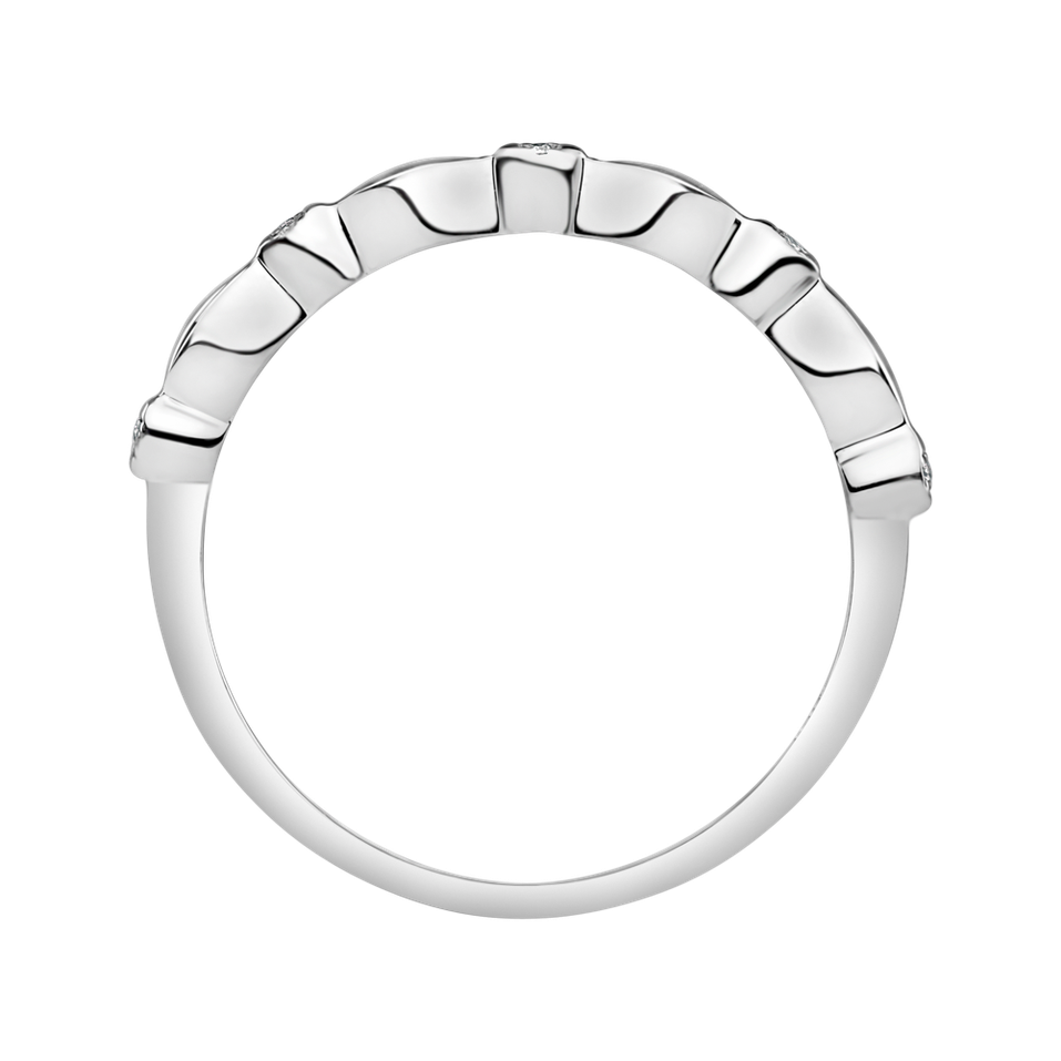 Prsteň s diamantmi Simplicity