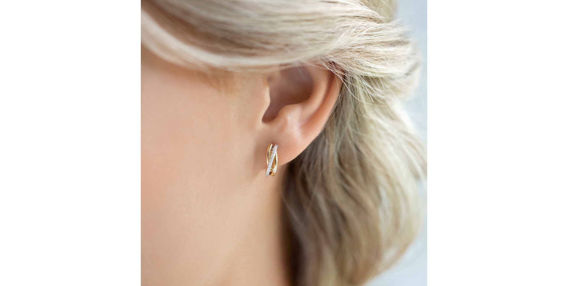 Náušnice s diamantmi Klaudie