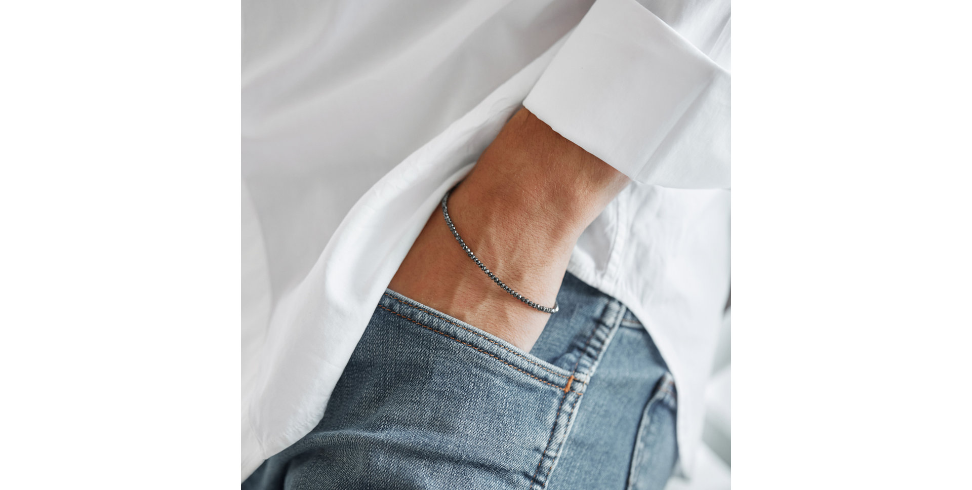 Náramok s čiernymi diamantmi Darkness