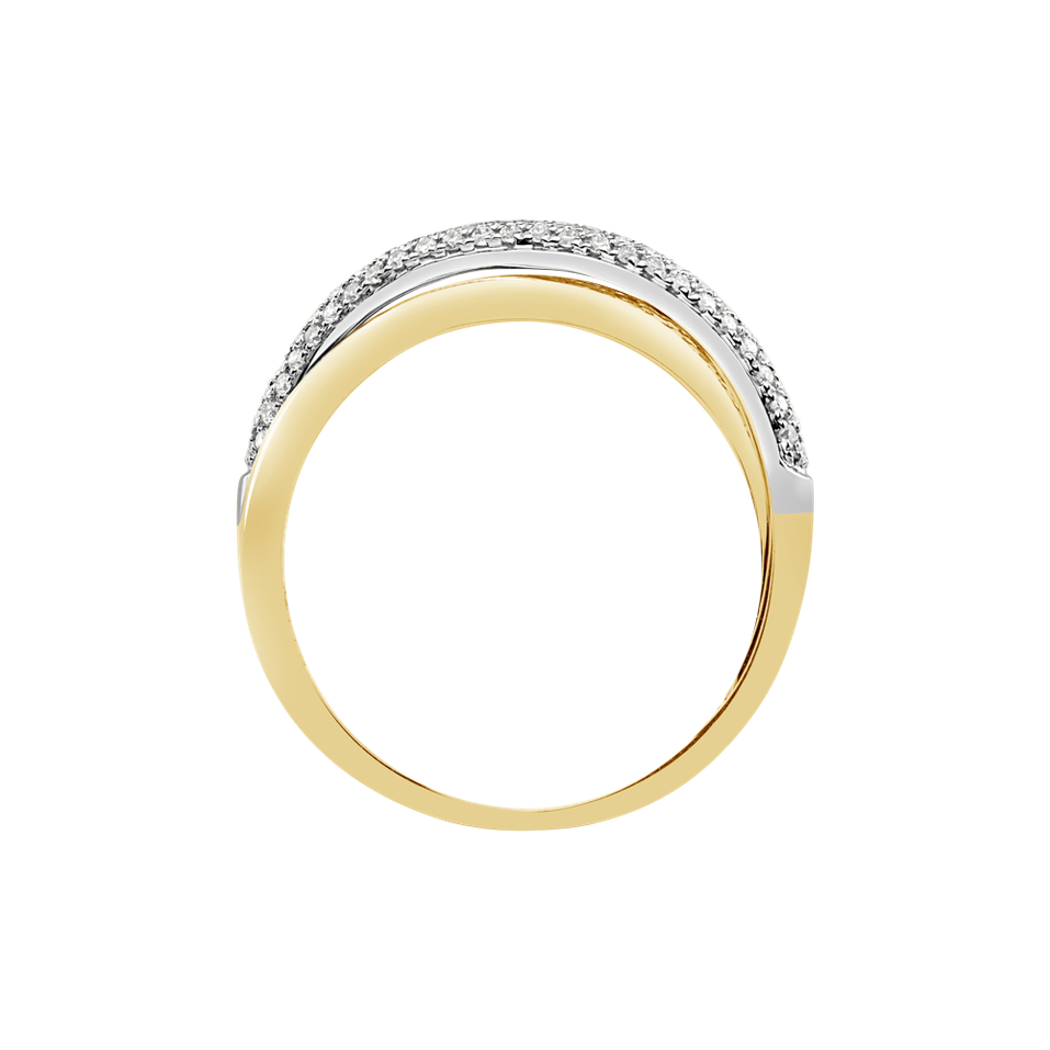 Prsteň s diamantmi Diabolical Labyrinth