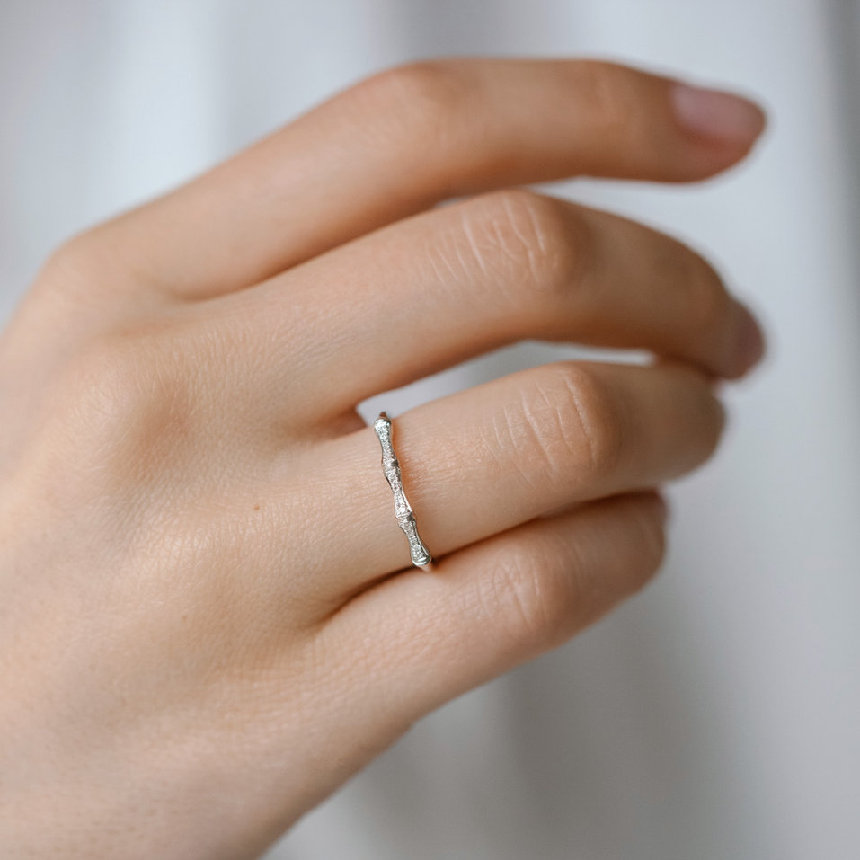 Prsteň s diamantmi Simplicity