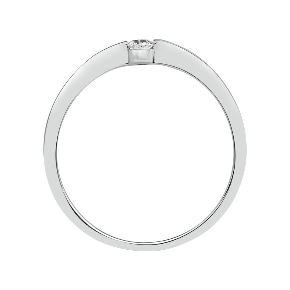 Prsteň s diamantom Love Story