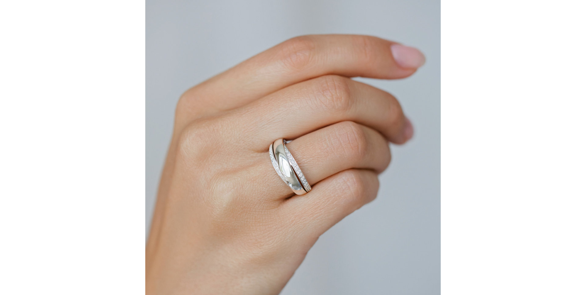 Prsteň s diamantmi Delicate Andromeda