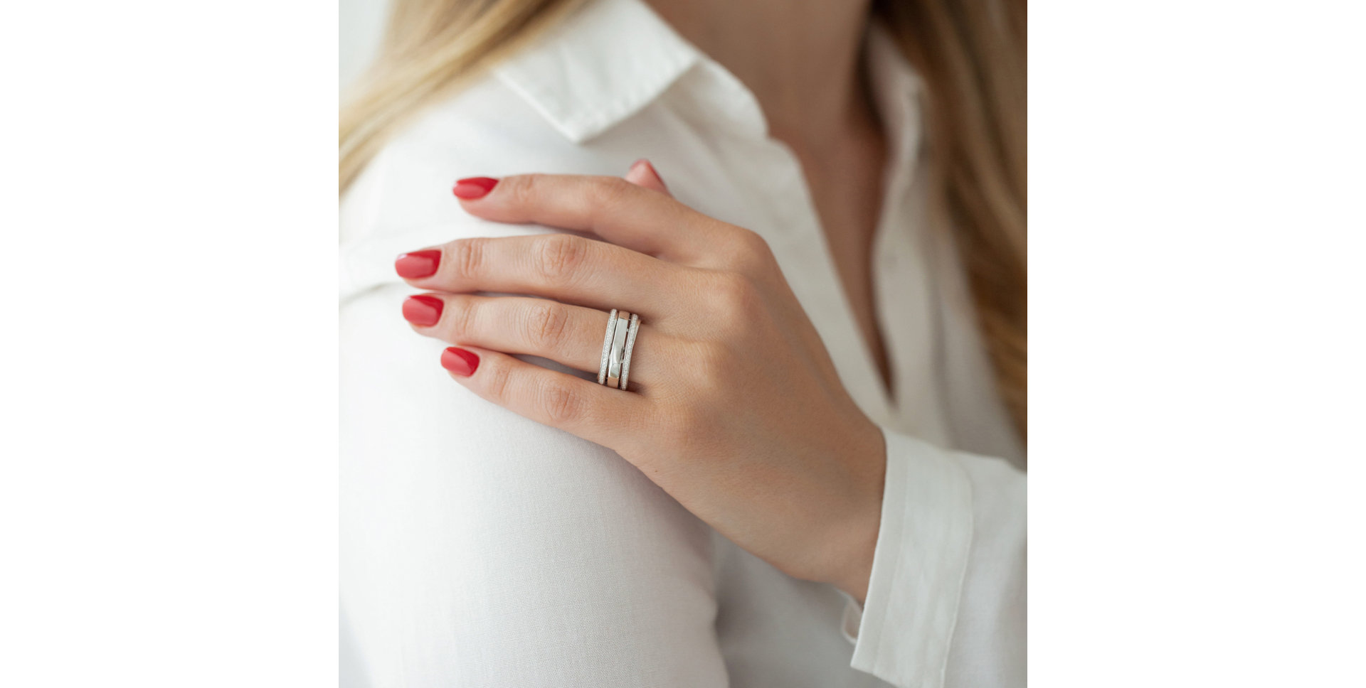 Prsteň s diamantmi Charming Andromeda