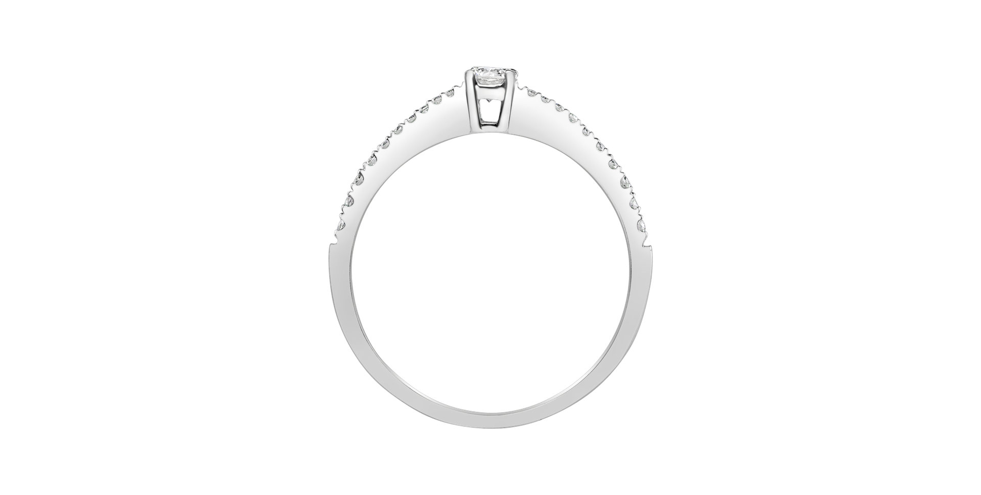 Prsteň s diamantmi Glittery Love