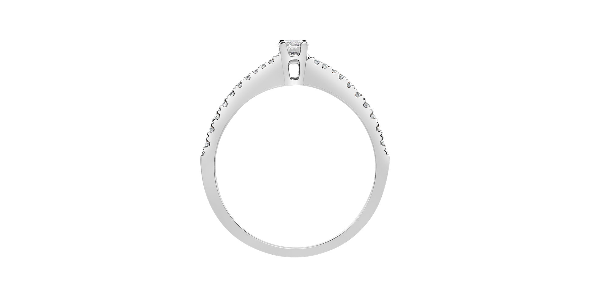 Prsteň s diamantmi Glittery Love