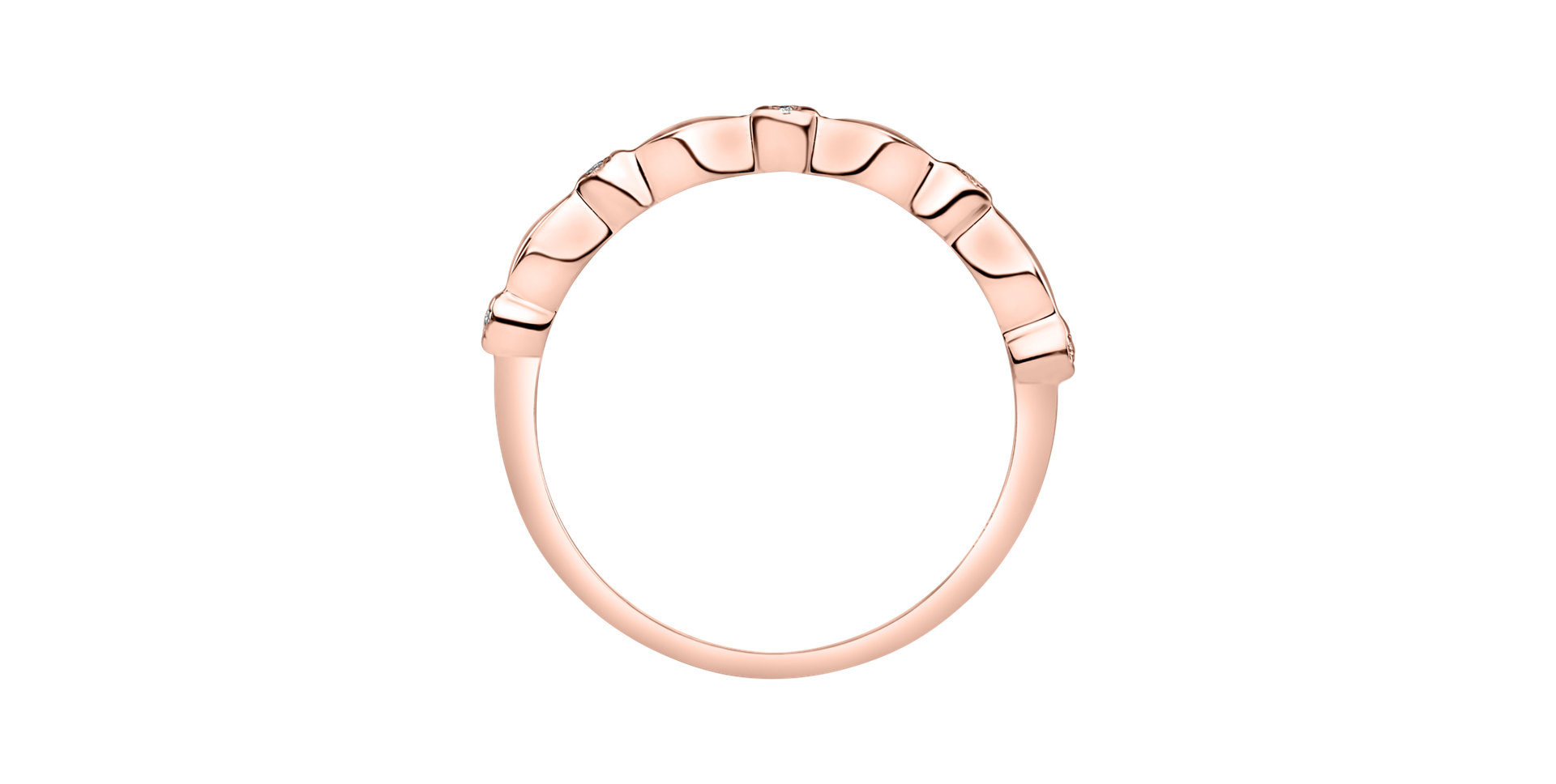 Prsteň s diamantmi Simplicity