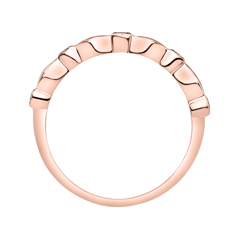 Prsteň s diamantmi Simplicity