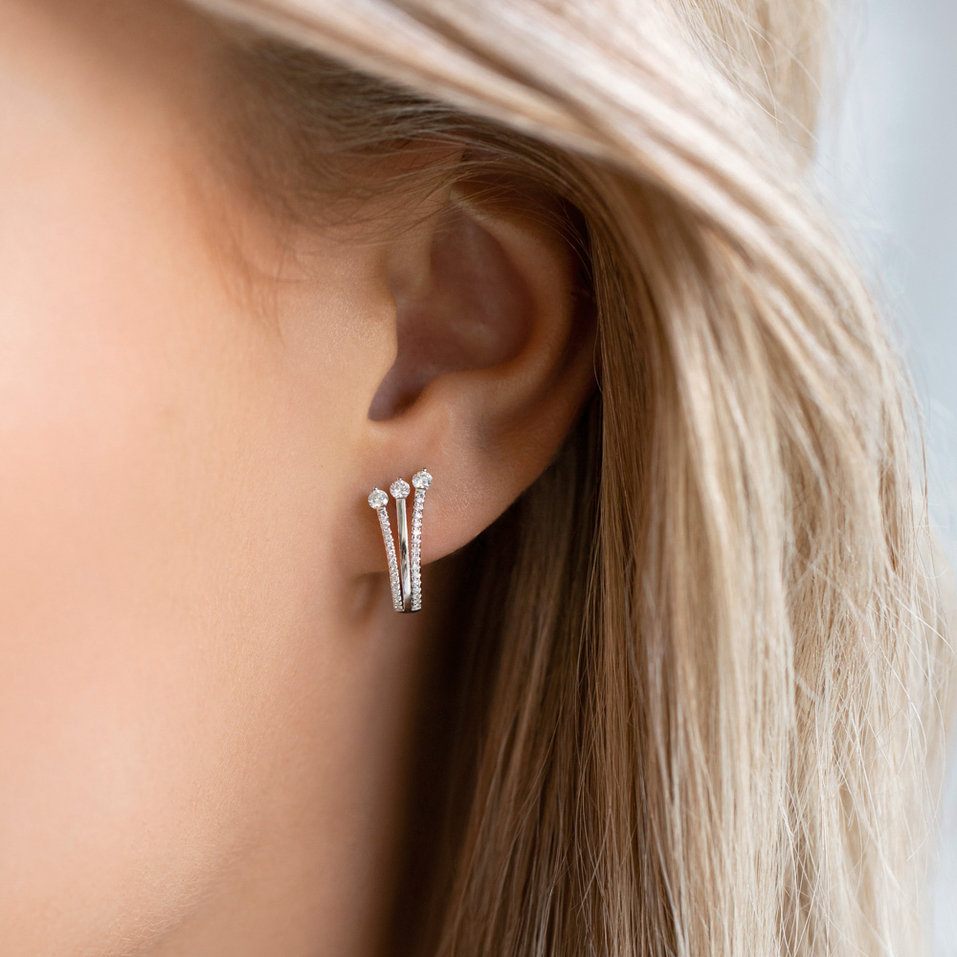 Náušnice s diamantmi Dream Secret