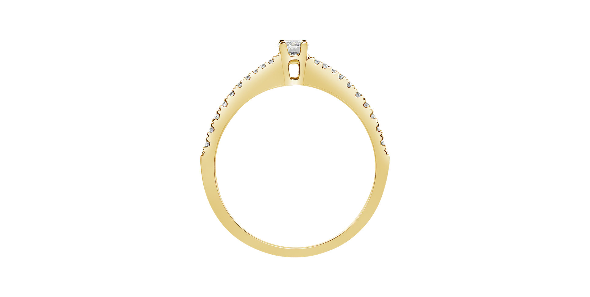 Prsteň s diamantmi Glittery Love