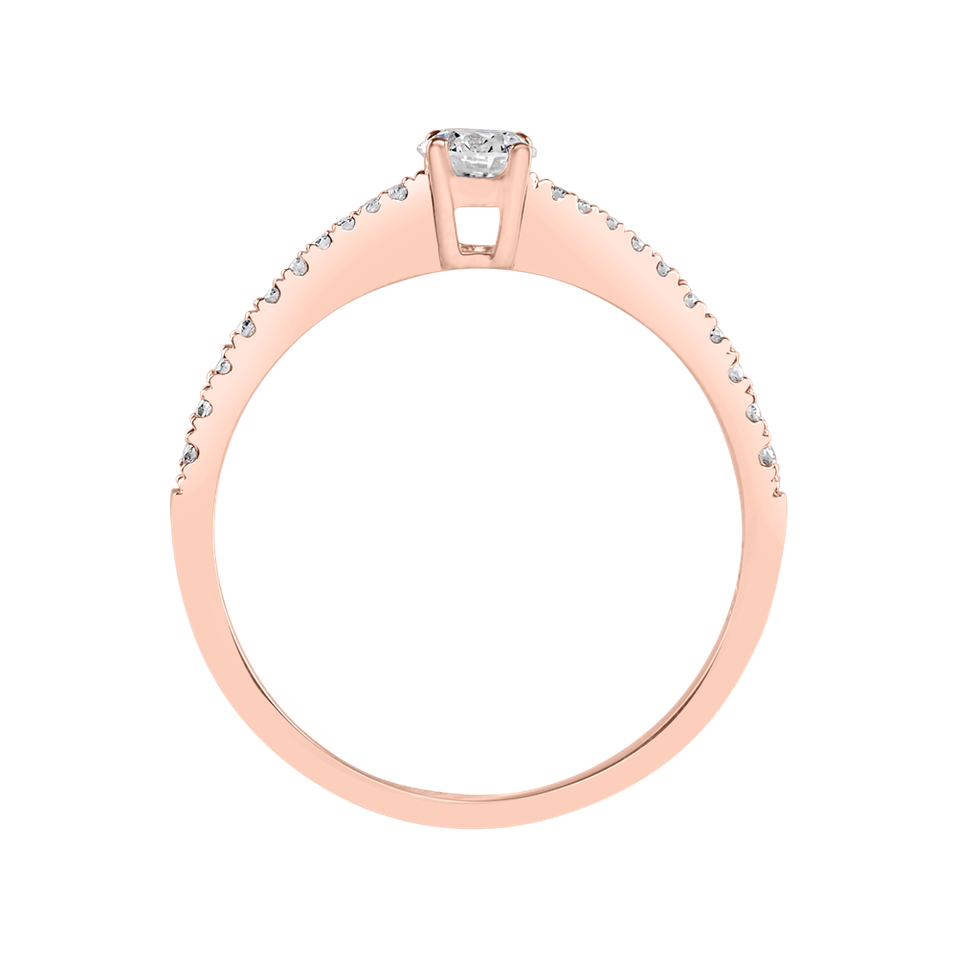 Prsteň s diamantmi Glittery Love