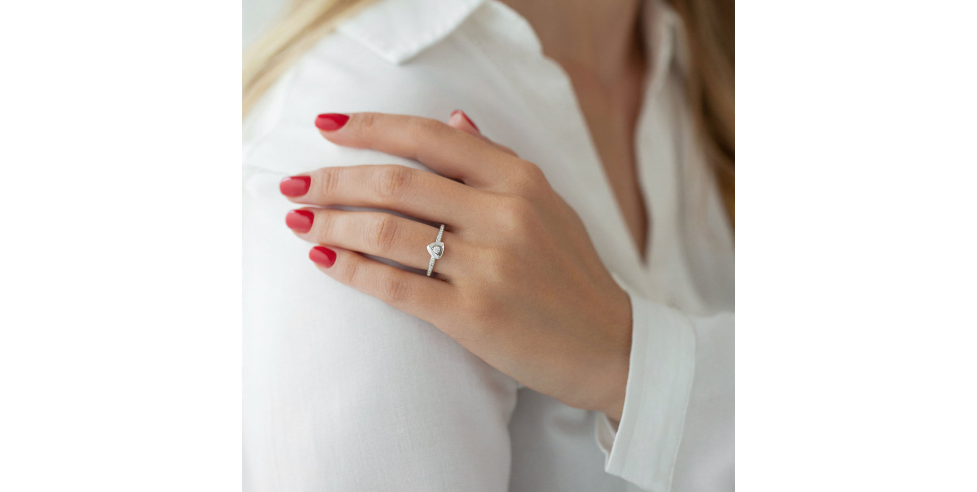 Prsteň s diamantmi Midnight Pleasure