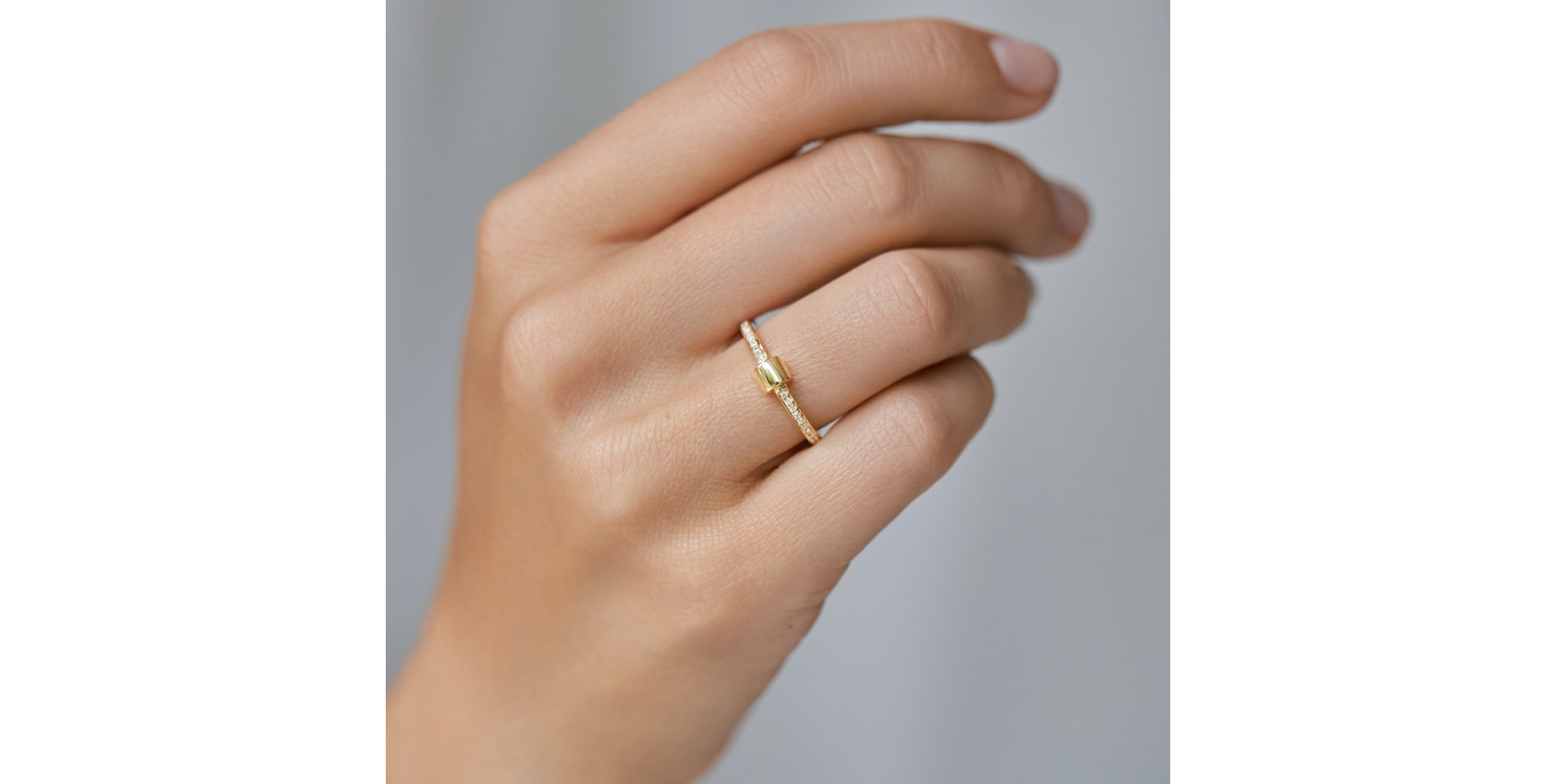 Prsteň s diamantmi Midnight Ray