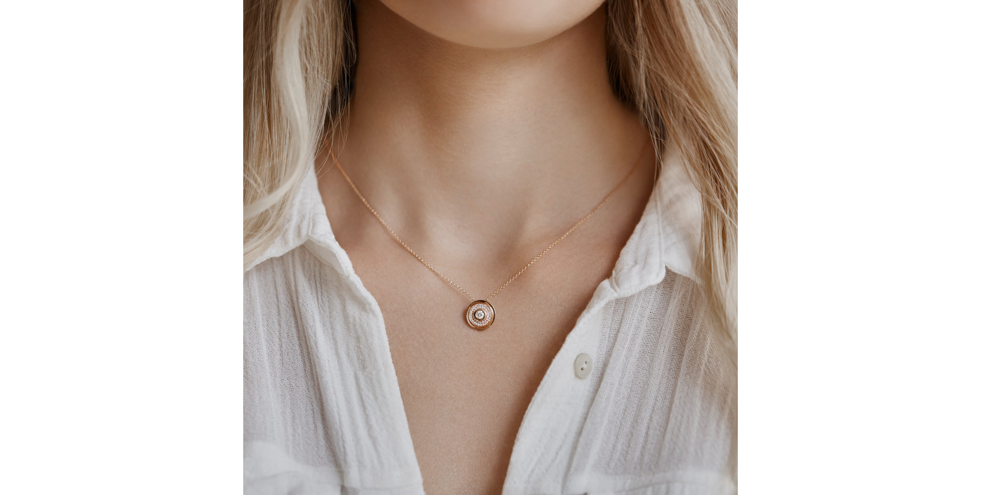 Přívěsok s diamantmi Witching Space