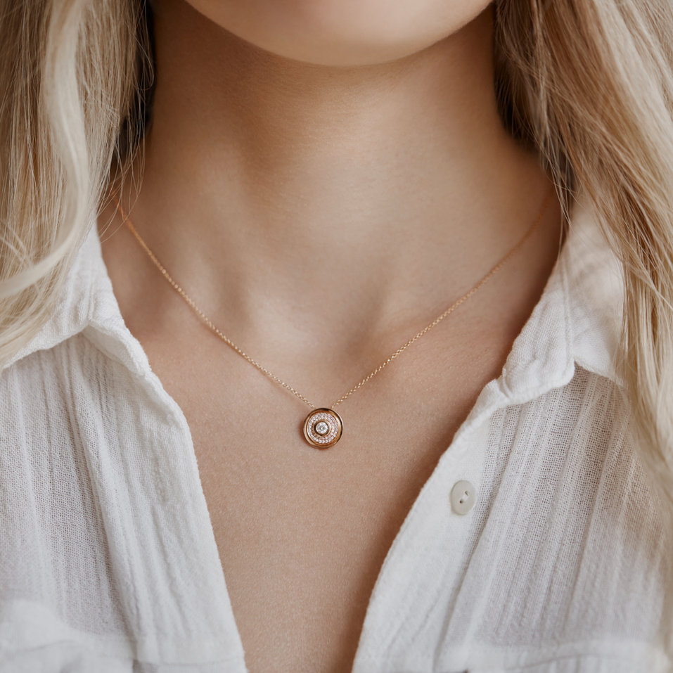 Přívěsok s diamantmi Witching Space