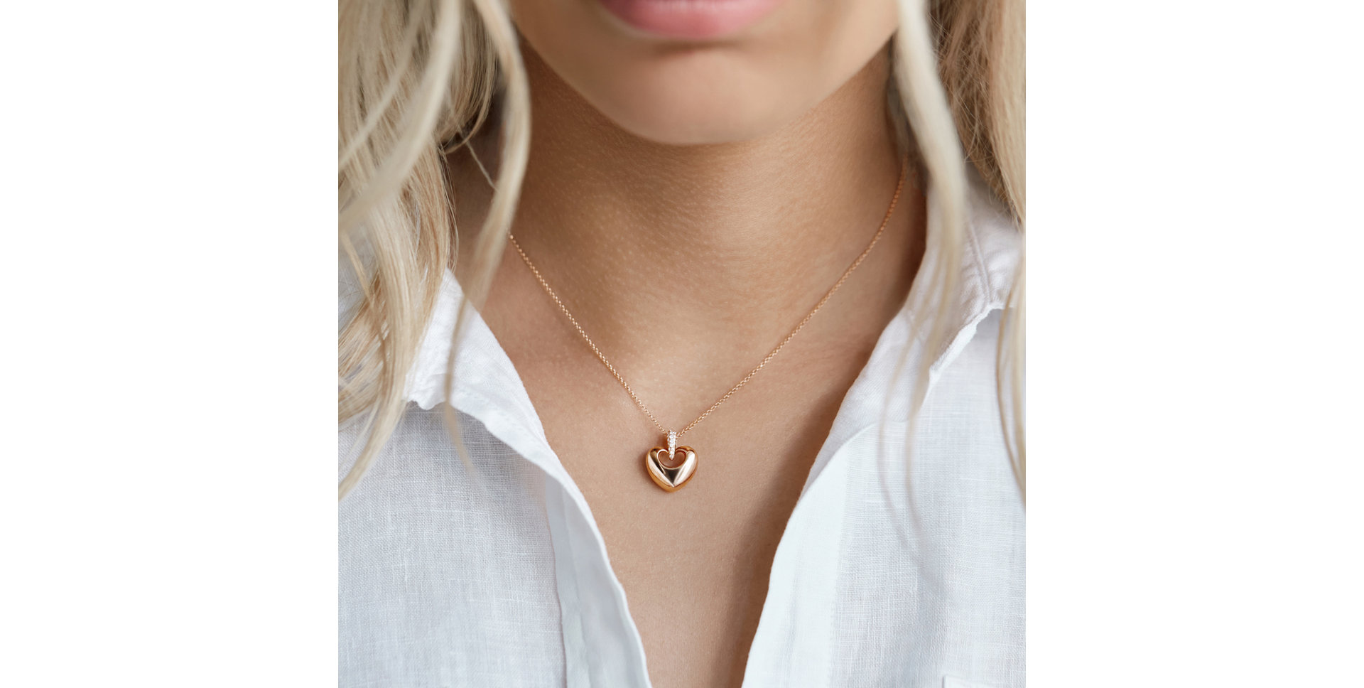 Přívěsok s diamantmi Love Mania