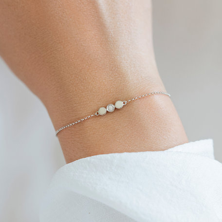 Náramok s diamantom Sparkling Circles