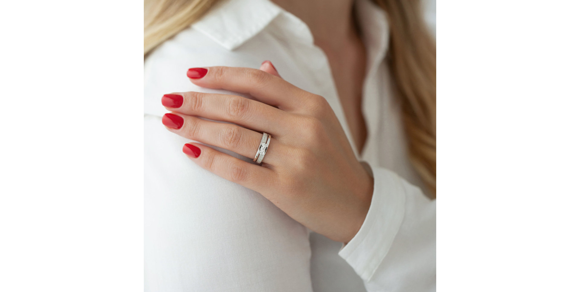 Prsteň s diamantmi Diamond Message