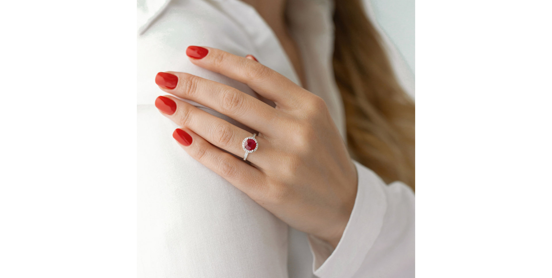 Prsteň s zafírom a diamantmi Sin Signature