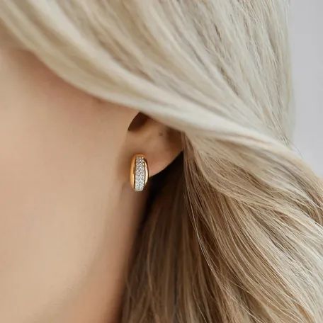 Náušnice s diamantmi Sunshine Tears