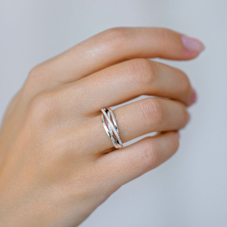 Prsteň s diamantmi Vesper Desire