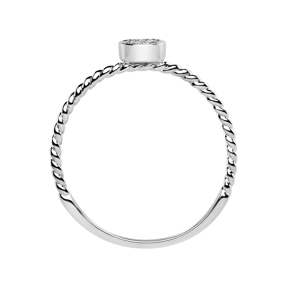 Prsteň s diamantmi Endless Circle