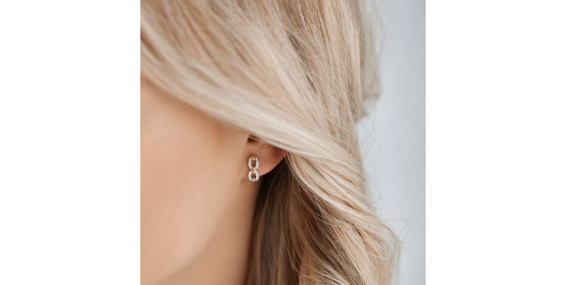 Náušnice s diamantmi Moonlight Pleasure